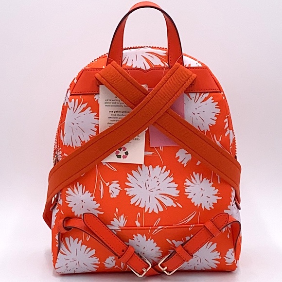 KATE SPADE KARISSA NYLON WILD BLOSSOM MD BACKPACK - Picture 14 of 16